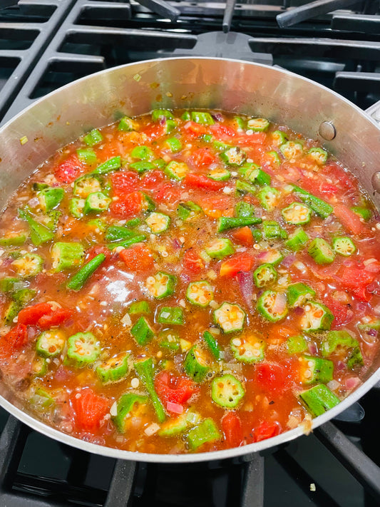 Stewed Okra and Tomatoes